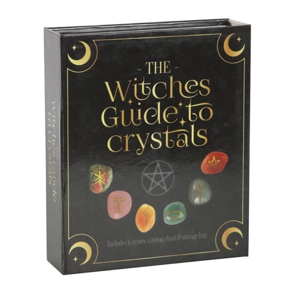 set de regalo de cristales: guía de brujas