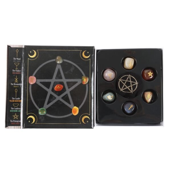 set de regalo de cristales: guía de brujas