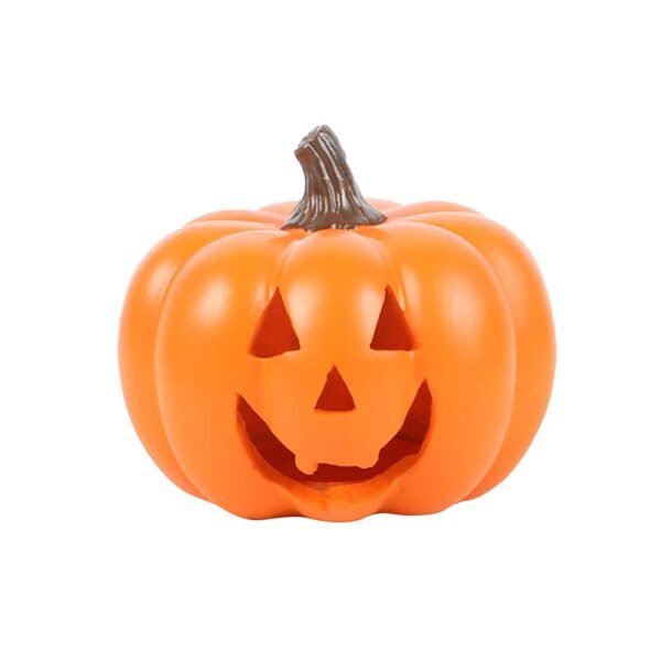 portaconos de incienso de calabaza naranja