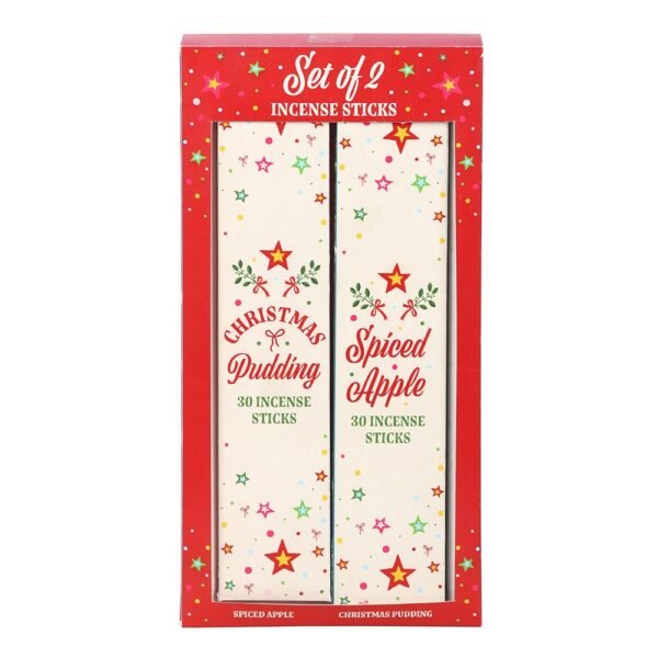 juego de 2 paquetes de varillas de incienso navideñas nostálgicas