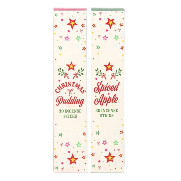 juego de 2 paquetes de varillas de incienso navideñas nostálgicas