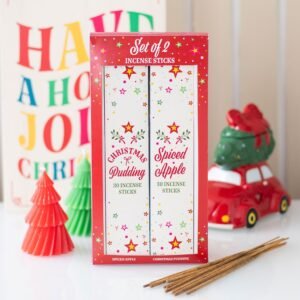 juego de 2 paquetes de varillas de incienso navideñas nostálgicas