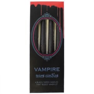 paquete de 4 velas lágrimas de vampiro