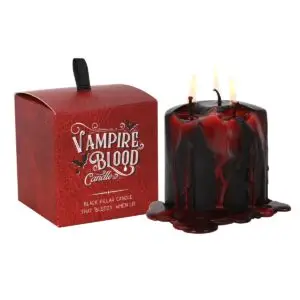vela pequeña de pilar de sangre de vampiro