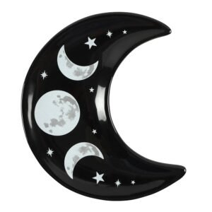 plato de baratijas de luna creciente