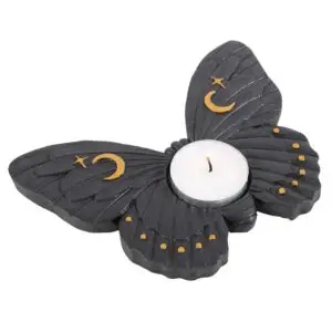 Portavelas de té Black Moth