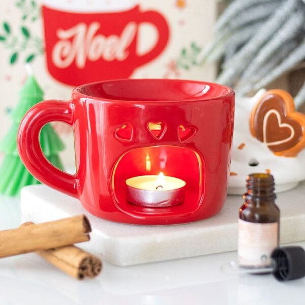 Quemador de aceite con forma de taza de chocolate caliente - Imagen 2