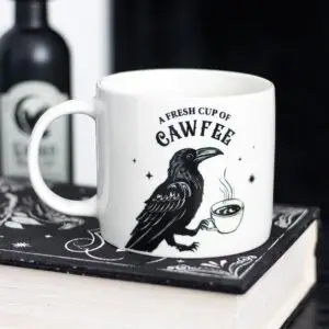 taza fresca de cawfee raven