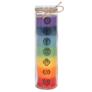 Vela alta de tubo de chakra