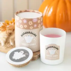 Vela de marsmallow tostado fantasma 20D