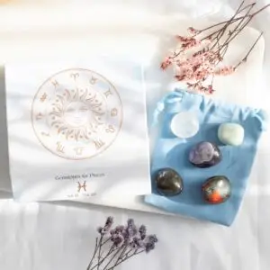 Juego de minerales para horóscopo Piscis