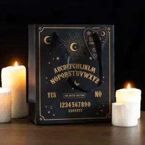 Bolsa de regalo para tablero parlante negro mediano de 23 cm