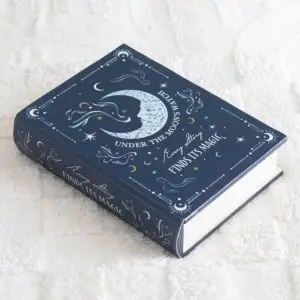 🌙  Caja de almacenamiento con forma de libro Blue Moon