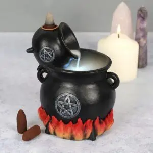 🔮🔥 Porta incienso con reflujo de calderos de vertido