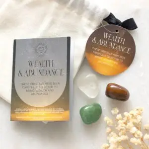 💰💎 Conjunto de cristales curativos para la riqueza y la abundancia