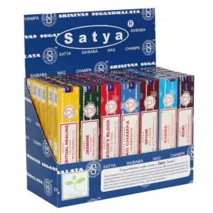 🌿🕯️ Varillas de incienso Satya – 6 aromas diferentes a elegir