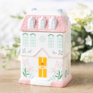 🏠 Quemador Pastel House de aceite y cera