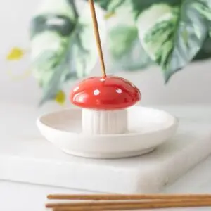 🍄  Porta varillas de incienso con forma de seta