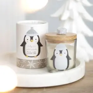 Vela de Pingüino de Vainilla Helada🐧✨