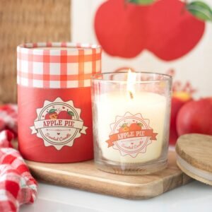 🍎 Vela perfumada de tarta de manzana🍎🥧🕯️✨