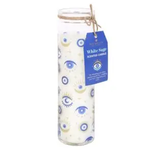 Vela en tubo de Salvia Blanca Ojo que Todo lo Ve🧿