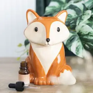 🦊 Quemador de aceite y cera Zorro