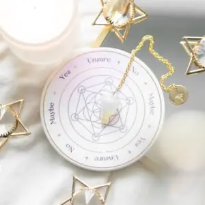 🔮 Kit de Adivinación de Péndulo de Opalita