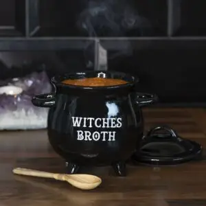 🧙♀️ Caldero de sopa de bruja con cuchara
