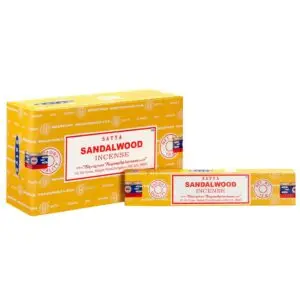 Varitas de incienso de sándalo de Satya