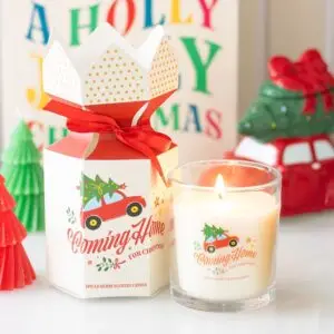 🎄 Vela de frutos rojos especiados para Navidad