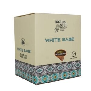 Conos de Incienso de Reflujo de Salvia Blanca Native Soul – Larga Duración
