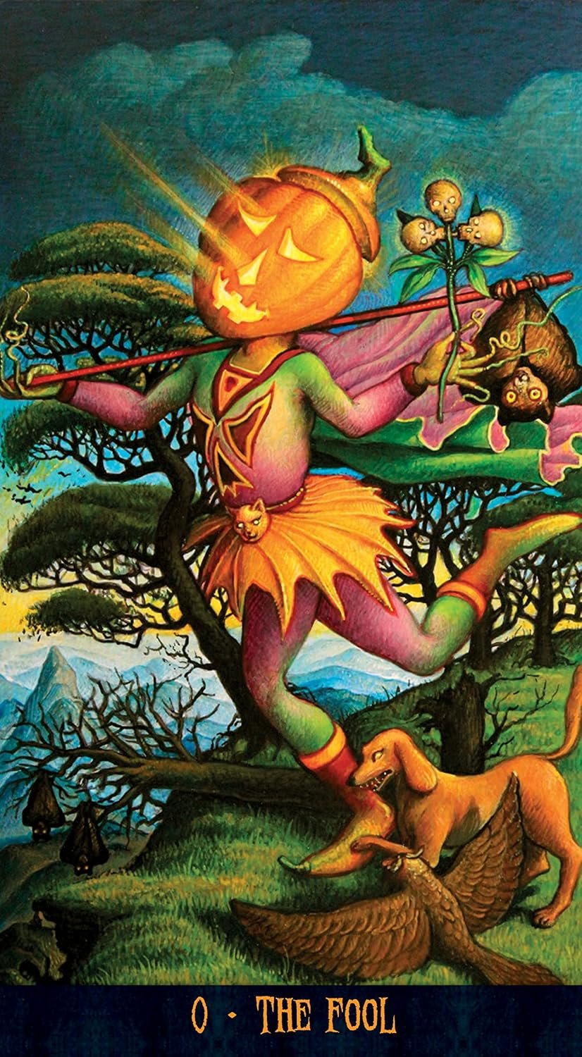 Jack-O'-Lantern Tarot – Baraja Inspirada en Halloween - Imagen 2