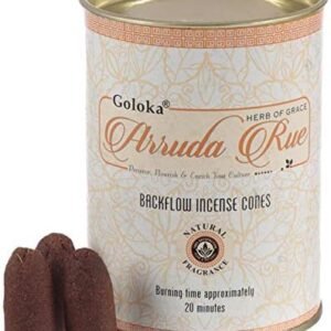 Conos de incienso Goloka de Ruda para reflujo