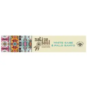 Incienso de Salvia Blanca y Palo Santo Native Soul
