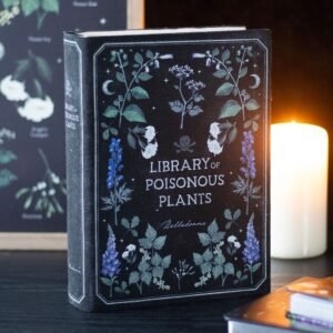Caja de Almacenamiento Libro Biblioteca de Plantas Venenosas