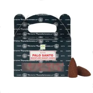 Conos Dhoop de Incienso de Reflujo Palo Santo Satya
