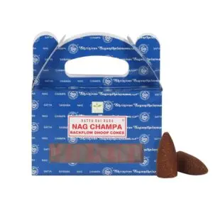 Conos Dhoop de Incienso de Reflujo Nag Champa Satya