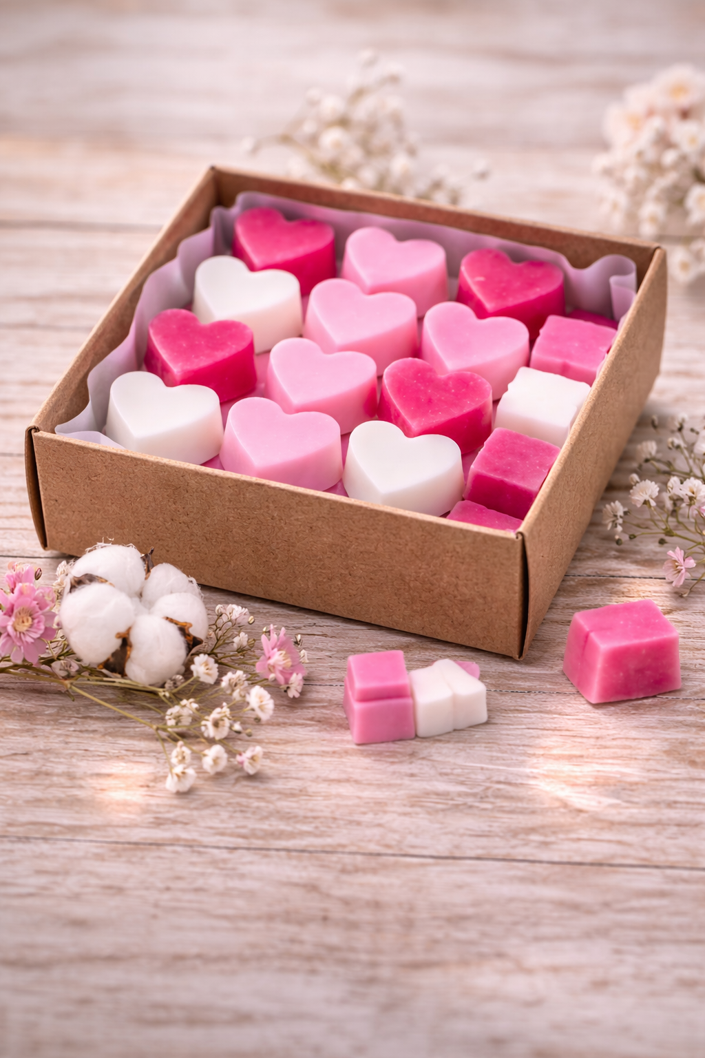 Pétalos de Algodón – LanaMelt aromático de cera natural de soja - Imagen 2