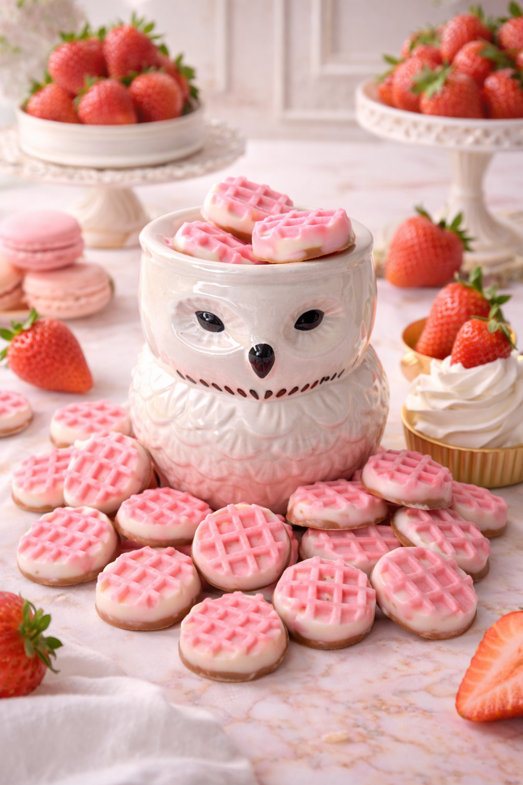 Tarta de Fresas y Nata - LanaMelt Aromático con Cera Natural de Soja