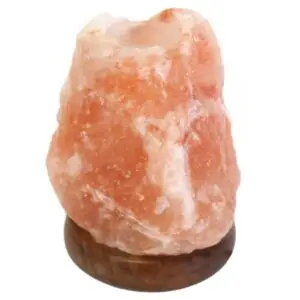 Lámpara de sal del Himalaya 1,5-2 kg con quemador de esencias