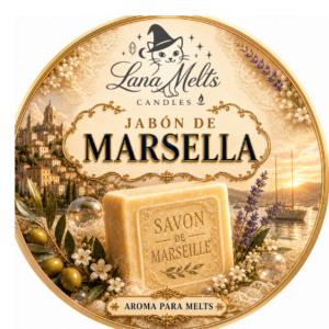 Jabón de Marsella – LanaMelt aromático de cera natural de soja