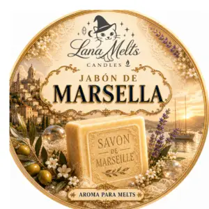 Jabón de Marsella – LanaMelt aromático de cera natural de soja
