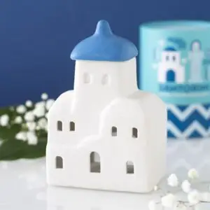 Quemador de aceite y calentador de cera Santorini