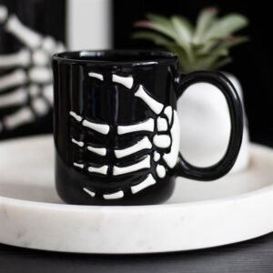 Taza Mano Esqueleto