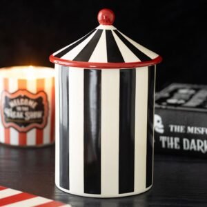 Tarro de almacenamiento Carpa de Circo a Rayas Negras