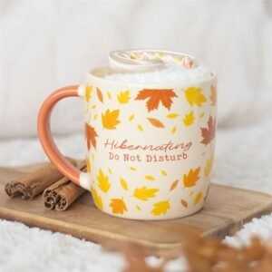 Kit de hibernación otoñal con taza, calcetines y antifaz