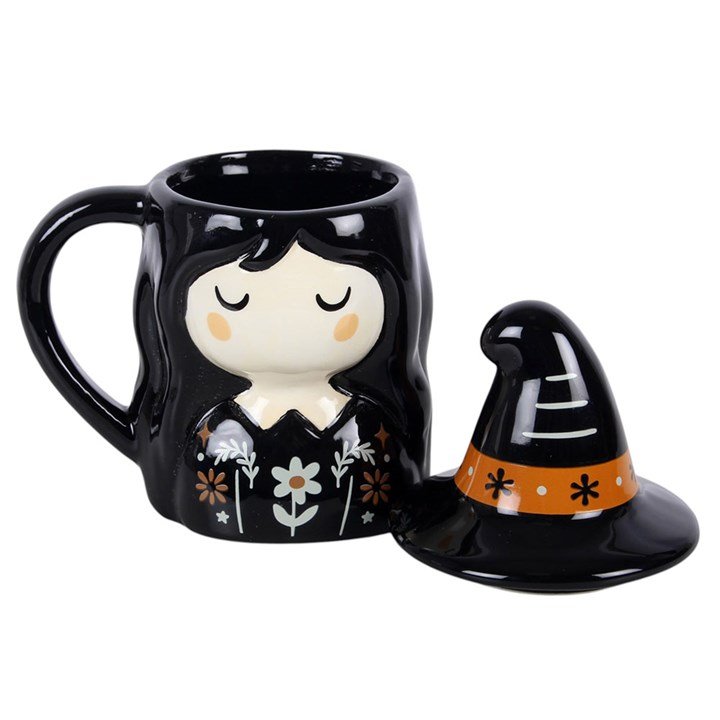 Taza con tapa Bruja del Folclore - Imagen 3