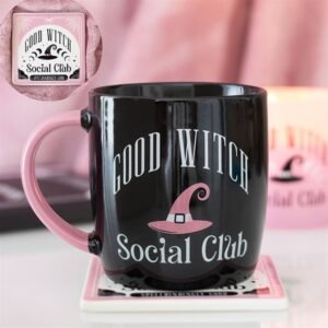 Juego de taza y posavasos Good Witch Social Club