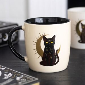 Taza Sitting Magick Black Cat