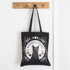 Bolso tote Black Magick Cat Energy